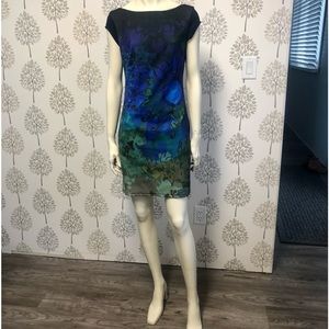 Desigual Sheath Dress with Cap Sleeve
